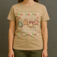 Ugly Techsupport I’M Here To Delete Your Cookies Christmas T-Shirt