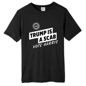 Uaw Trump Is A Scab Vote Harris Tall Fusion ChromaSoft Performance T-Shirt