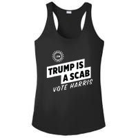 Uaw Trump Is A Scab Vote Harris Ladies PosiCharge Competitor Racerback Tank