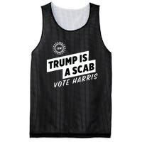 Uaw Trump Is A Scab Vote Harris Mesh Reversible Basketball Jersey Tank