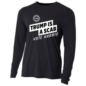 Uaw Trump Is A Scab Vote Harris Cooling Performance Long Sleeve Crew