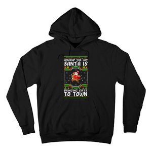 Unwrap The Joy SantaS Gifts Are Coming To Town Hoodie