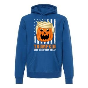 Usa Trumpkin Keep Halloween Great Funny Great Gift Premium Hoodie