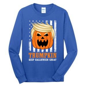 Usa Trumpkin Keep Halloween Great Funny Great Gift Tall Long Sleeve T-Shirt