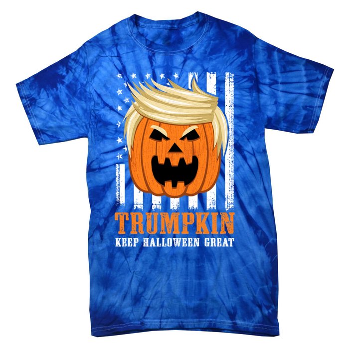 Usa Trumpkin Keep Halloween Great Funny Great Gift Tie-Dye T-Shirt