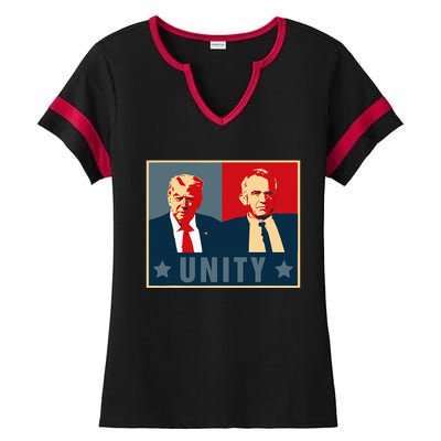 Unity Trump Kennedy Jr For President Trump 2024 Presidential Ladies Halftime Notch Neck Tee