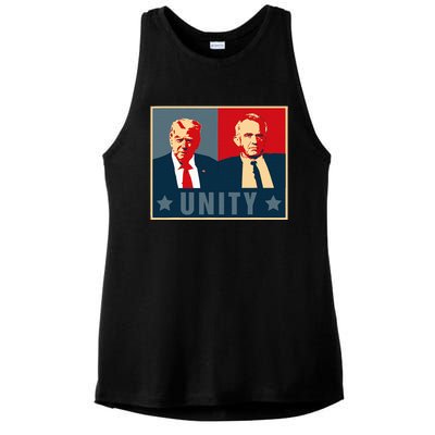 Unity Trump Kennedy Jr For President Trump 2024 Presidential Ladies PosiCharge Tri-Blend Wicking Tank