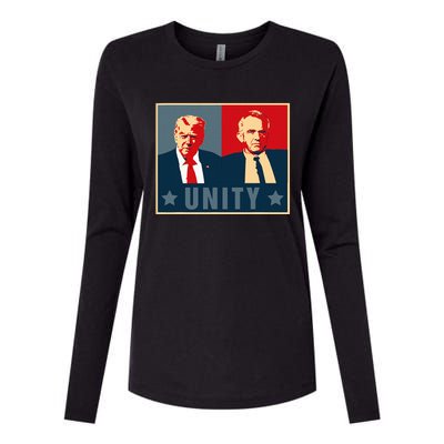 Unity Trump Kennedy Jr For President Trump 2024 Presidential Womens Cotton Relaxed Long Sleeve T-Shirt