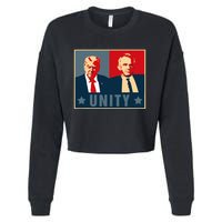 Unity Trump Kennedy Jr For President Trump 2024 Presidential Cropped Pullover Crew