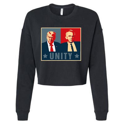 Unity Trump Kennedy Jr For President Trump 2024 Presidential Cropped Pullover Crew