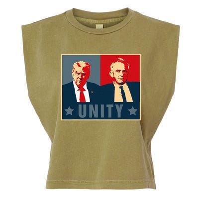 Unity Trump Kennedy Jr For President Trump 2024 Presidential Garment-Dyed Women's Muscle Tee