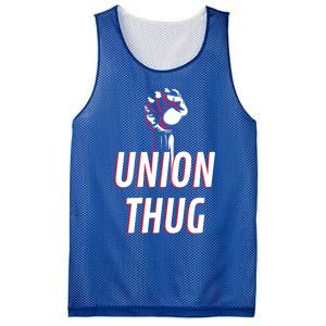 Union Thug Labor Day Union Worker Meaningful Gift Mesh Reversible Basketball Jersey Tank