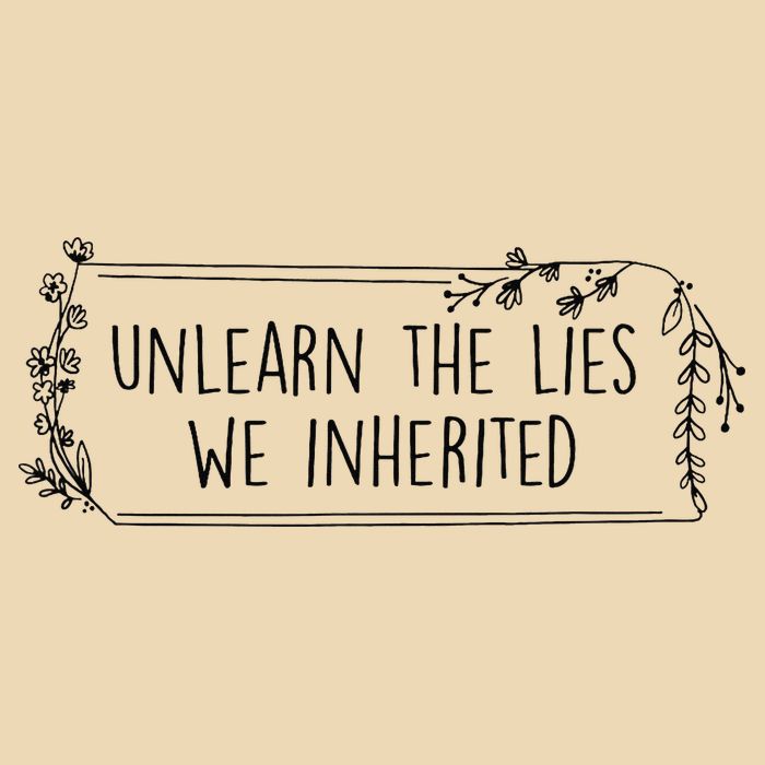 Unlearn The Lies We Inherited Native American Indigenous Drawstring Bag