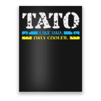 Ukrainian Tato Like Dad Only Cooler Father Day Best Gifts Poster