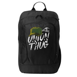 Union Thug Labor Day Skilled Union Laborer Worker Design City Backpack