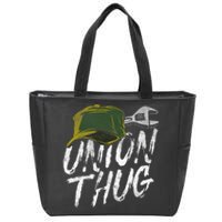 Union Thug Labor Day Skilled Union Laborer Worker Design Zip Tote Bag