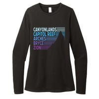 Utahs The Mighty Five National Parks Womens CVC Long Sleeve Shirt