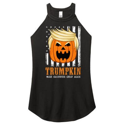 USA Trumpkin Make Halloween Great Again Funny Women’s Perfect Tri Rocker Tank