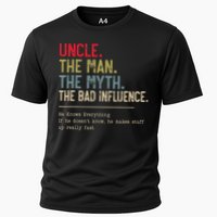 Uncle The Man The Myth The Bad Influence He Knows Everything Performance Shirt