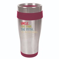 Uncle The Man The Myth The Bad Influence He Knows Everything 16oz Travel Tumbler