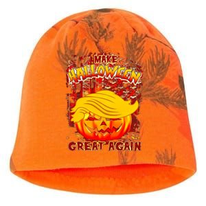 Usa Trumpkin Make Halloween Great Again Funny Pumpkin Gift Kati - Camo Knit Beanie