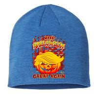 Usa Trumpkin Make Halloween Great Again Funny Pumpkin Gift Sustainable Beanie