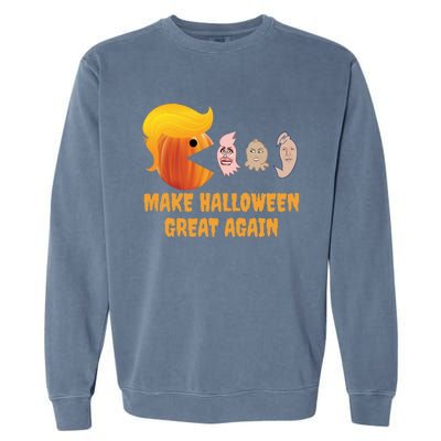 Usa Trumpkin Make Halloween Great Again Funny Cool Gift Garment-Dyed Sweatshirt