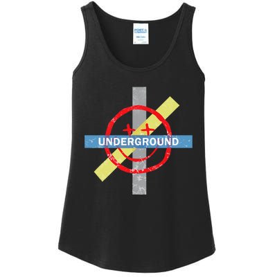 Underground Techno Music Ladies Essential Tank