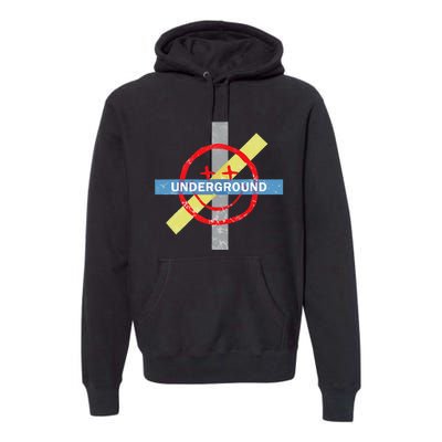 Underground Techno Music Premium Hoodie