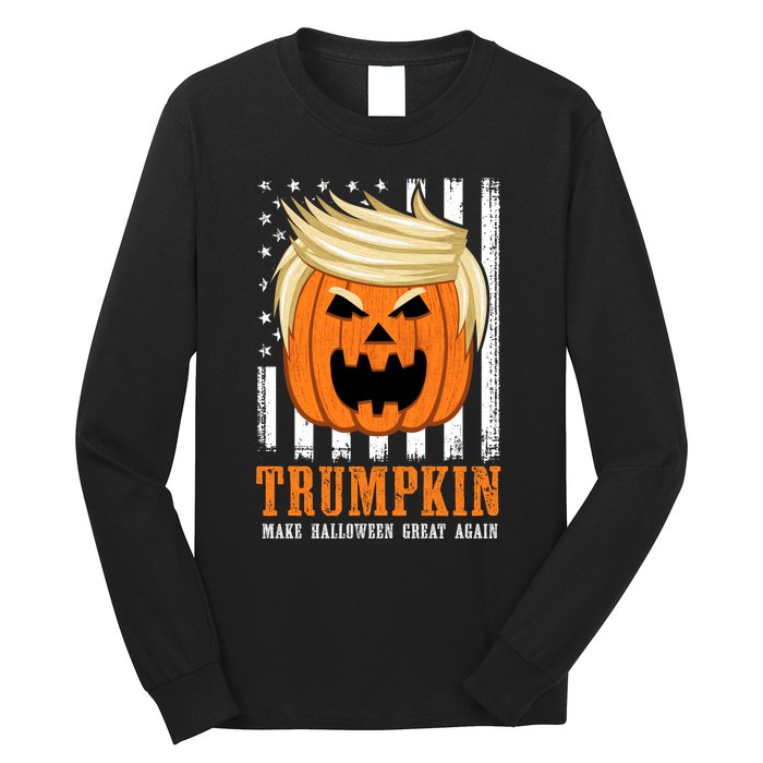 USA Trumpkin Make Halloween Great Again Long Sleeve Shirt