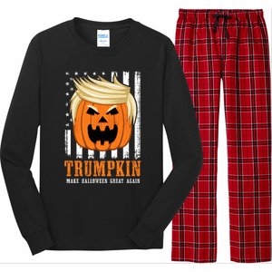 USA Trumpkin Make Halloween Great Again Long Sleeve Pajama Set