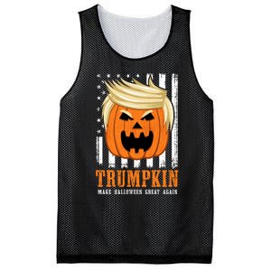 USA Trumpkin Make Halloween Great Again Mesh Reversible Basketball Jersey Tank