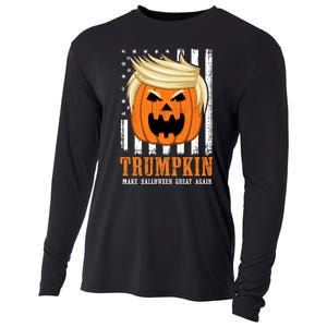 USA Trumpkin Make Halloween Great Again Cooling Performance Long Sleeve Crew