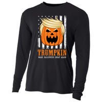 USA Trumpkin Make Halloween Great Again Cooling Performance Long Sleeve Crew