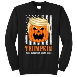 USA Trumpkin Make Halloween Great Again Tall Sweatshirt