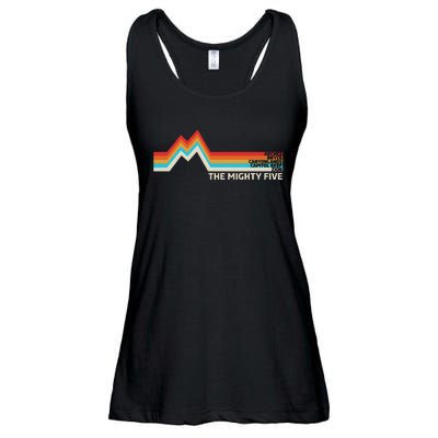 Utahs The Mighty Five National Parks Swea Ladies Essential Flowy Tank