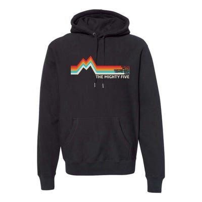 Utahs The Mighty Five National Parks Swea Premium Hoodie