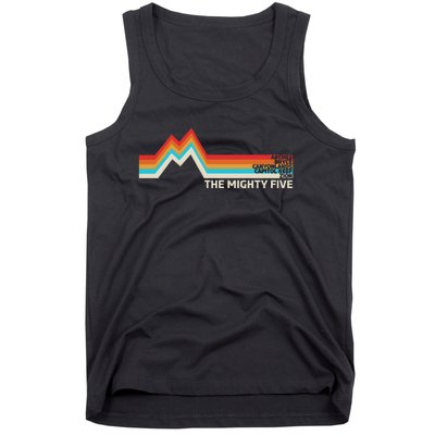 Utahs The Mighty Five National Parks Swea Tank Top