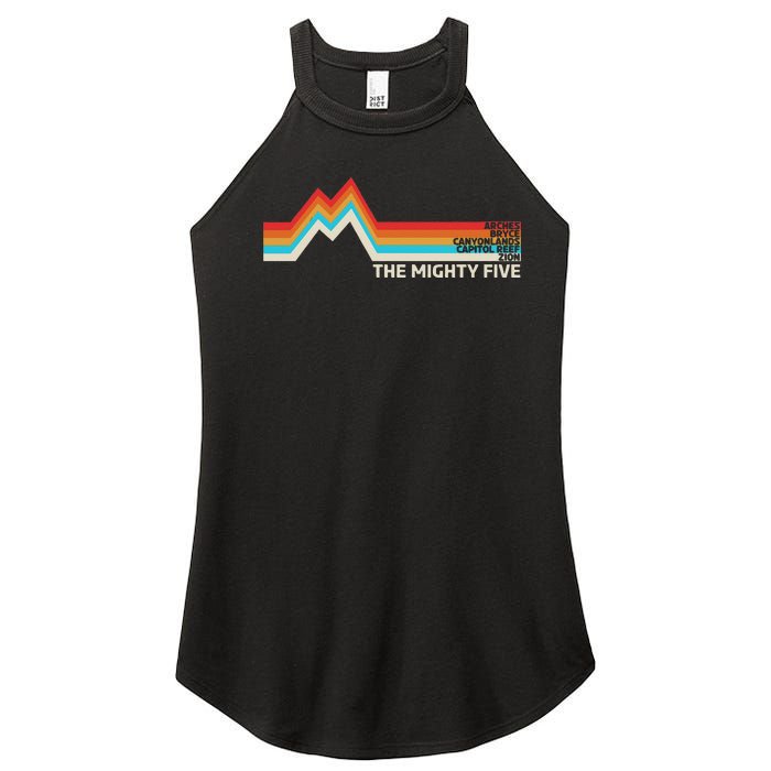 Utahs The Mighty Five National Parks Swea Women's Perfect Tri Rocker Tank