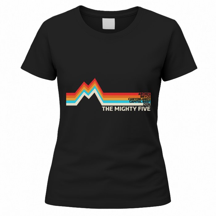 Utahs The Mighty Five National Parks Swea Women's T-Shirt