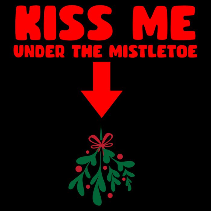 Under The Mistletoe Christmas Stripe Pom Pom Beanie