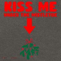 Under The Mistletoe Christmas Cotton Canvas Backpack