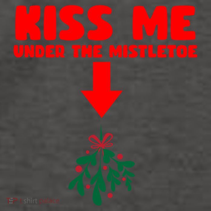 Under The Mistletoe Christmas Vector Backpack
