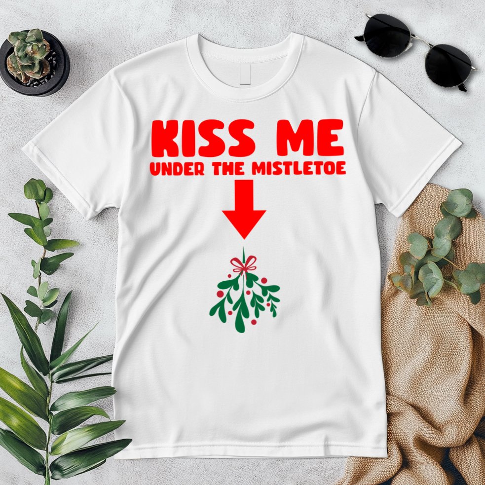 Under The Mistletoe Christmas Premium T-Shirt