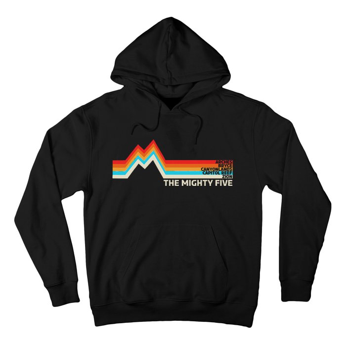 Utahs The Mighty Five National Parks Hoodie