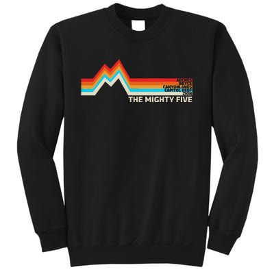 Utahs The Mighty Five National Parks Sweatshirt