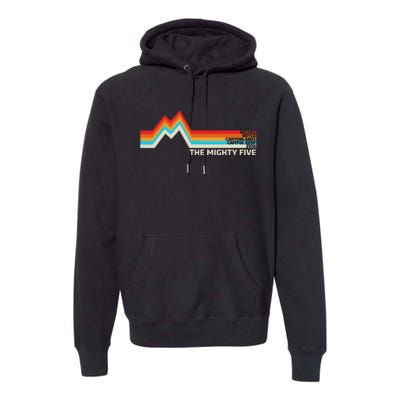 Utahs The Mighty Five National Parks Premium Hoodie