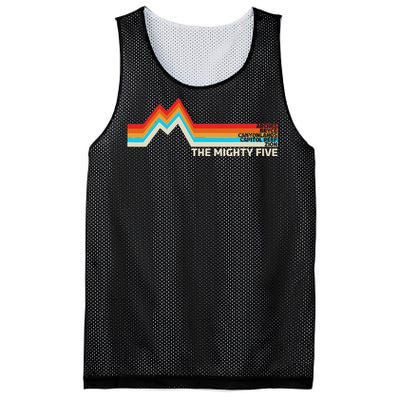 Utahs The Mighty Five National Parks Mesh Reversible Basketball Jersey Tank