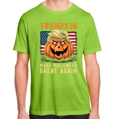 Usa Trumpkin Make Halloween Great Again Funny Trump Adult ChromaSoft Performance T-Shirt