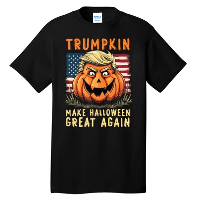 Usa Trumpkin Make Halloween Great Again Funny Trump Tall T-Shirt